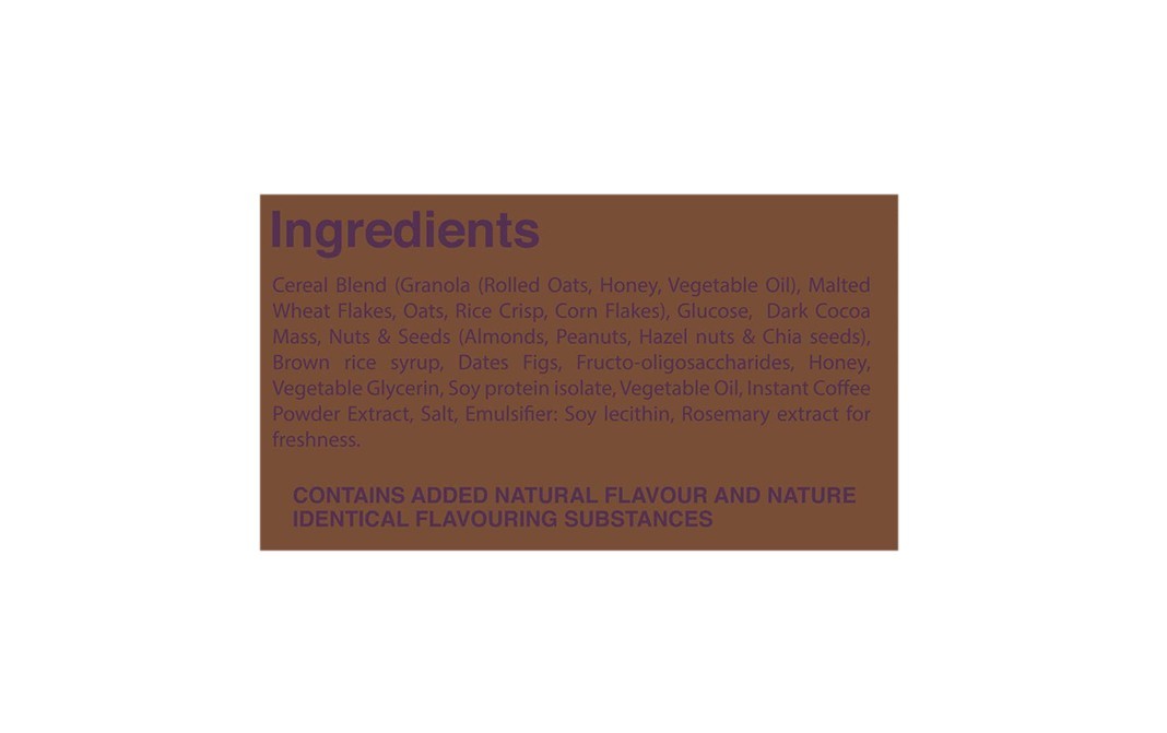 Mettle Mocha Hazelnut Energy Bar   Pack  35 grams